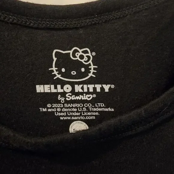 Hello Kitty Lightning Portrait Sanrio, Black‎ T-Shirt, Size M - Picture 8 of 9